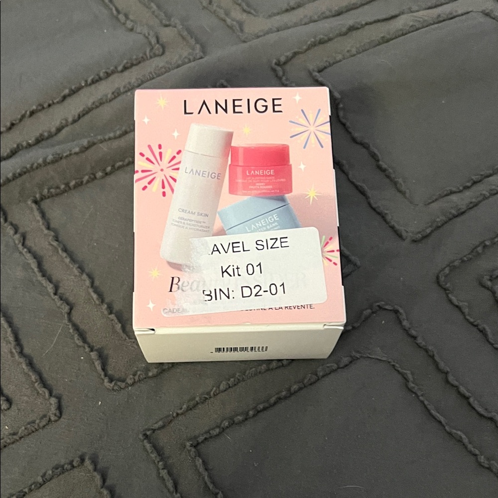 LANEIGE Pink and Blue Skincare Set